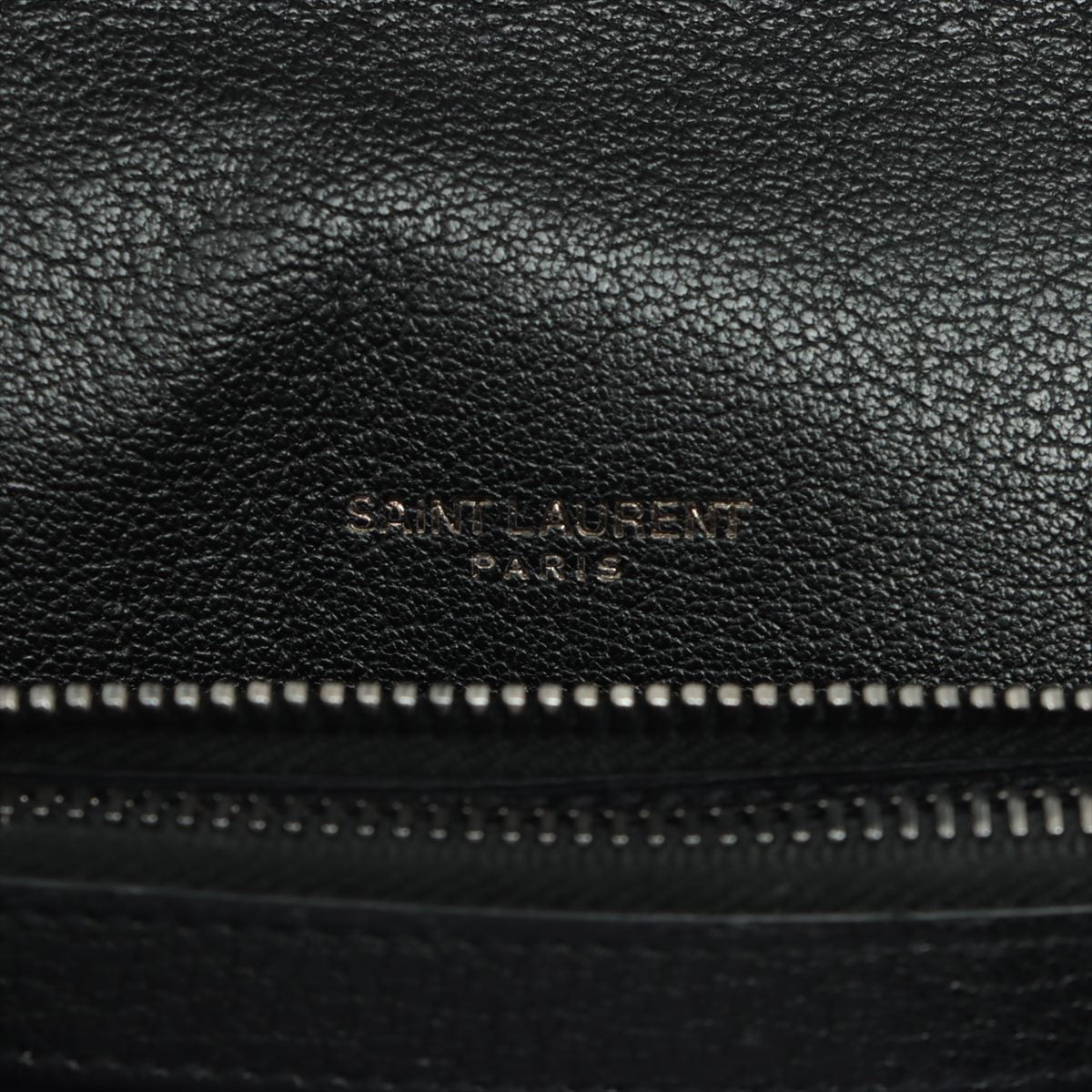 Second hand Yves Saint Laurent College Small Quilted "Y" Leather Black Bag - Tabita Bags