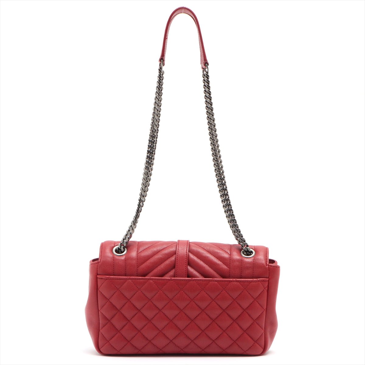 tas shoulder-bag Yves Saint Laurent Vintage Arabesque Red Leather GHW  Shoulder Bag | Tinkerlust