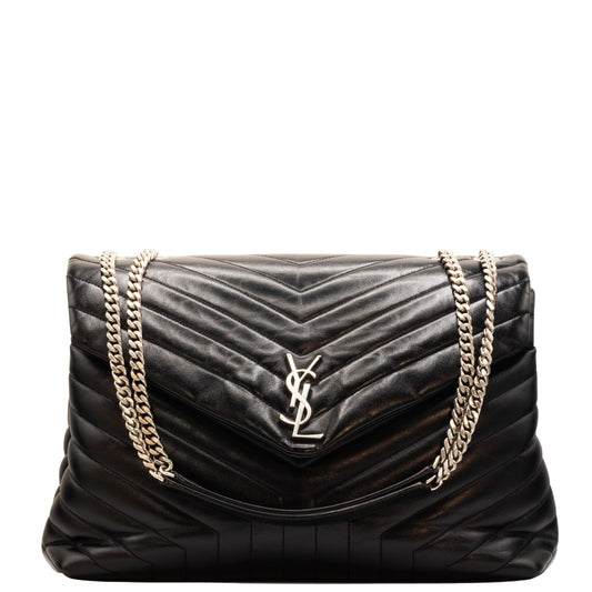 Second hand Yves Saint Laurent Loulou Large Black Leather - Tabita Bags