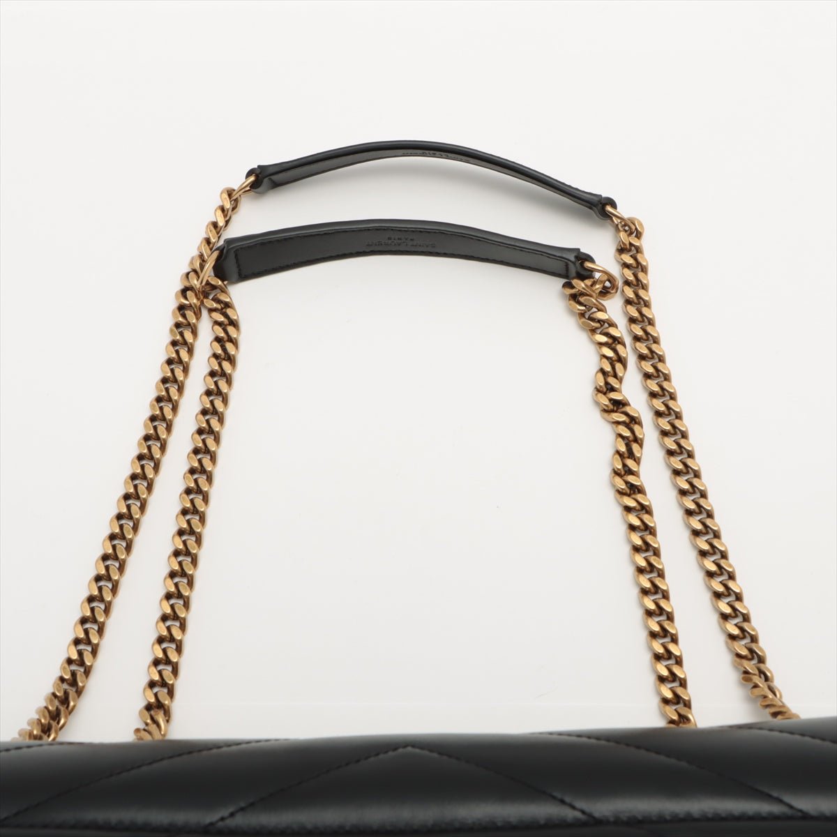 Second hand Yves Saint Laurent Loulou Medium Chain in Black Quilted "Y" Leather - Tabita Bags