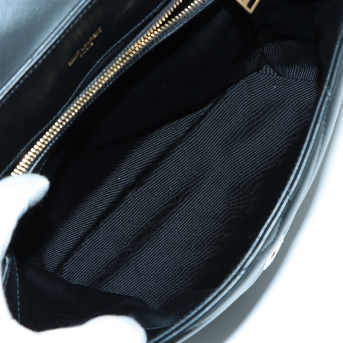 Second hand Yves Saint Laurent Loulou Medium Chain in Black Quilted "Y" Leather - Tabita Bags