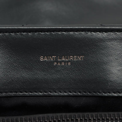 Second hand Yves Saint Laurent Loulou Medium Quilted "Y" Leather Black Bag - Tabita Bags