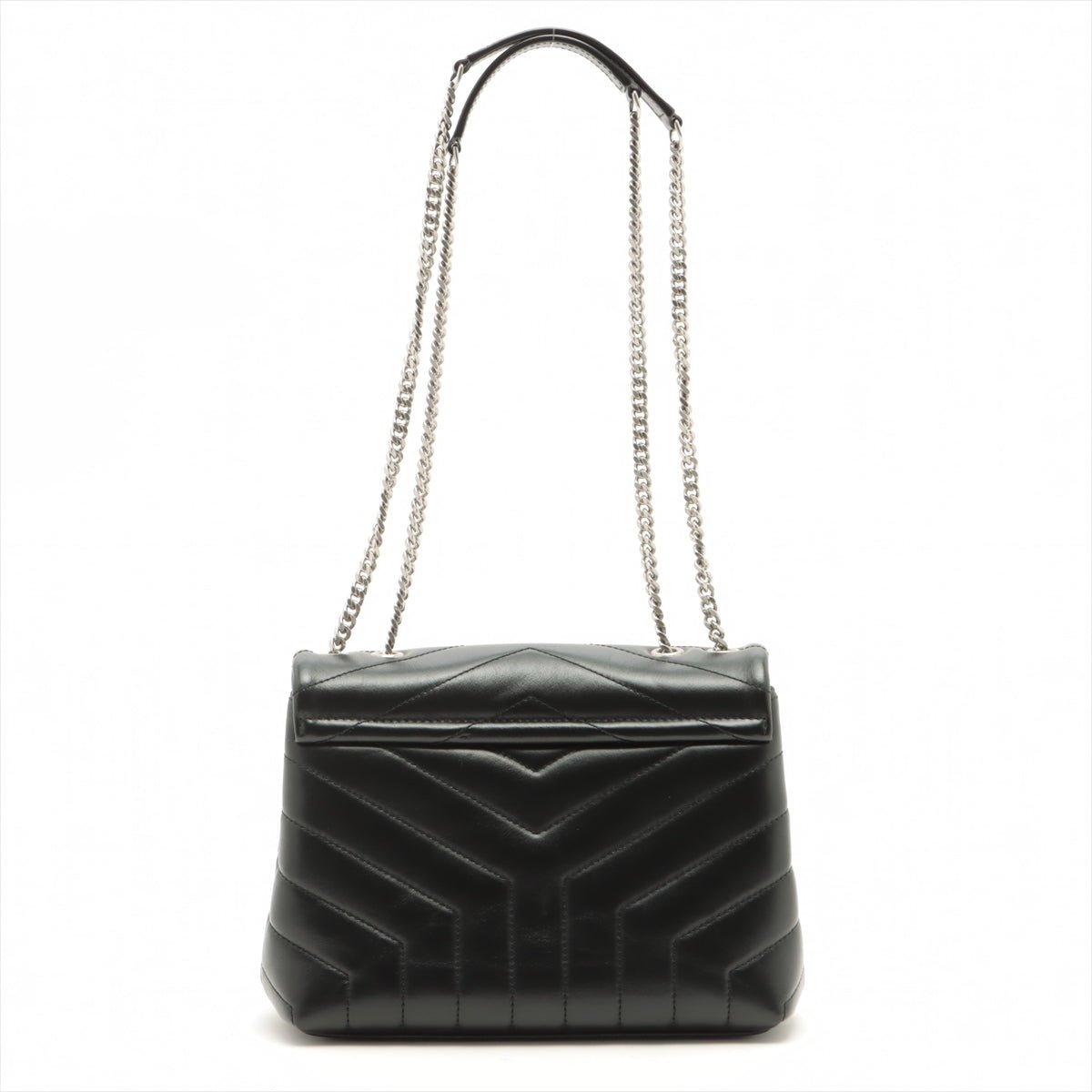 Second hand Yves Saint Laurent Loulou Small Chain Black Leather - Tabita Bags