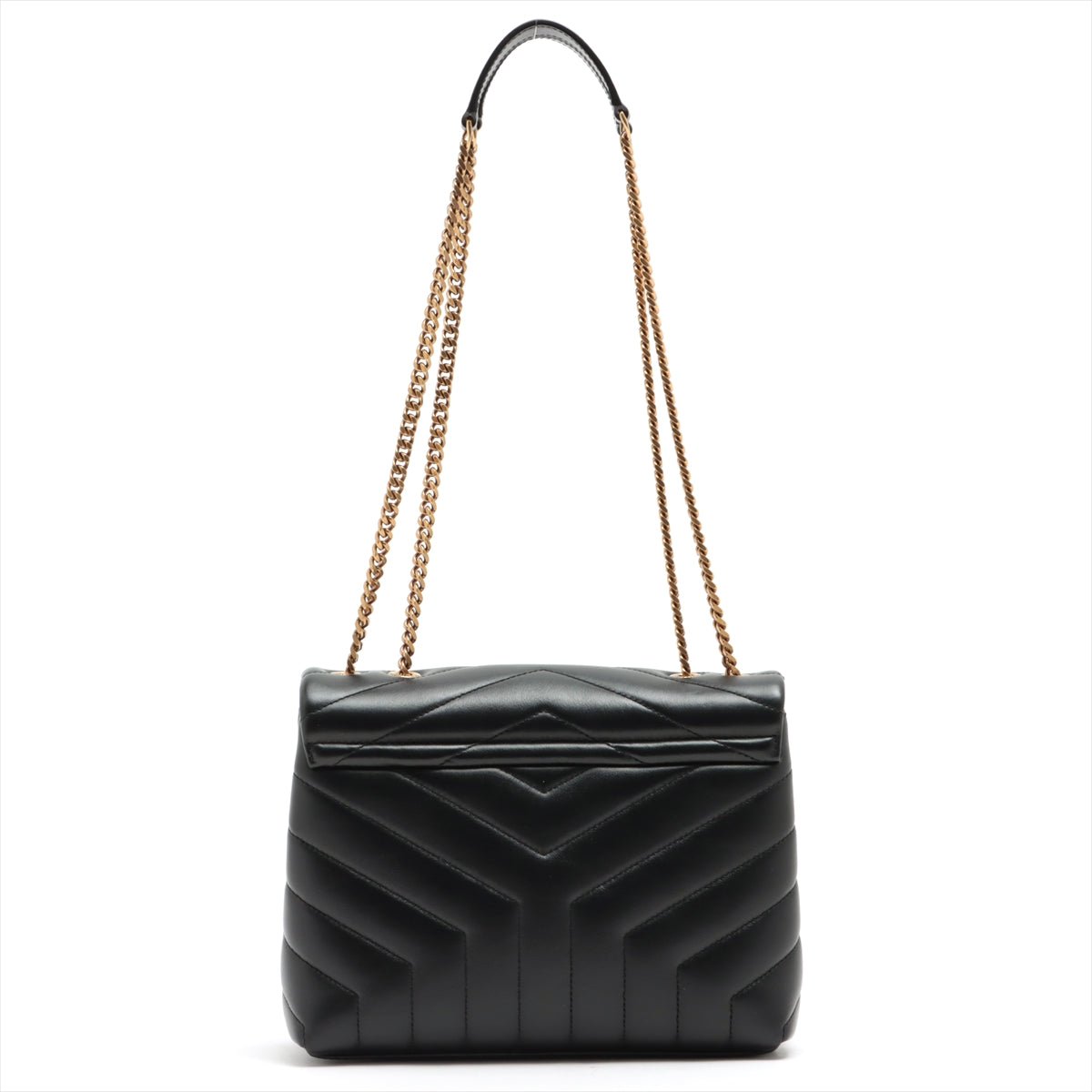 Second hand Yves Saint Laurent Loulou Small Chain Black Leather - Tabita Bags