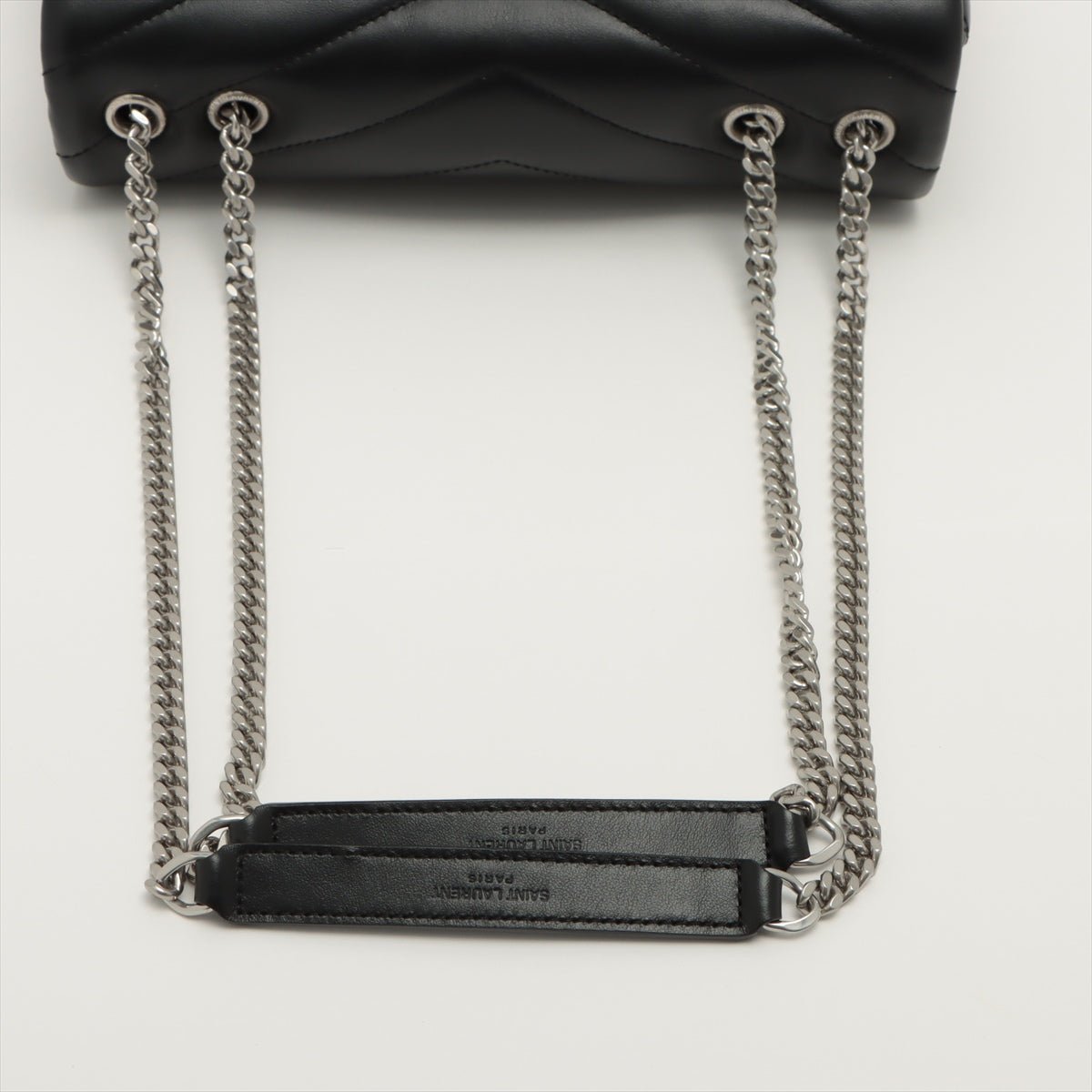 Second hand Yves Saint Laurent Loulou Small Chain Black Leather - Tabita Bags