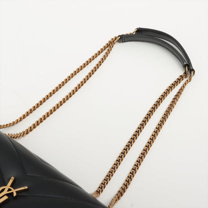 Second hand Yves Saint Laurent Loulou Small Chain Black Leather - Tabita Bags