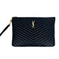 Second hand Yves Saint Laurent New Jolie Black Leather Clutch - Tabita Bags