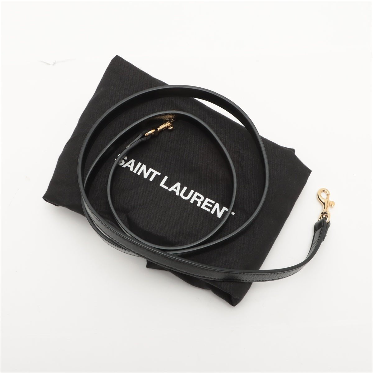 Second hand Yves Saint Laurent Paris Baby Cabas 2-Way Leather Black Bag - Tabita Bags