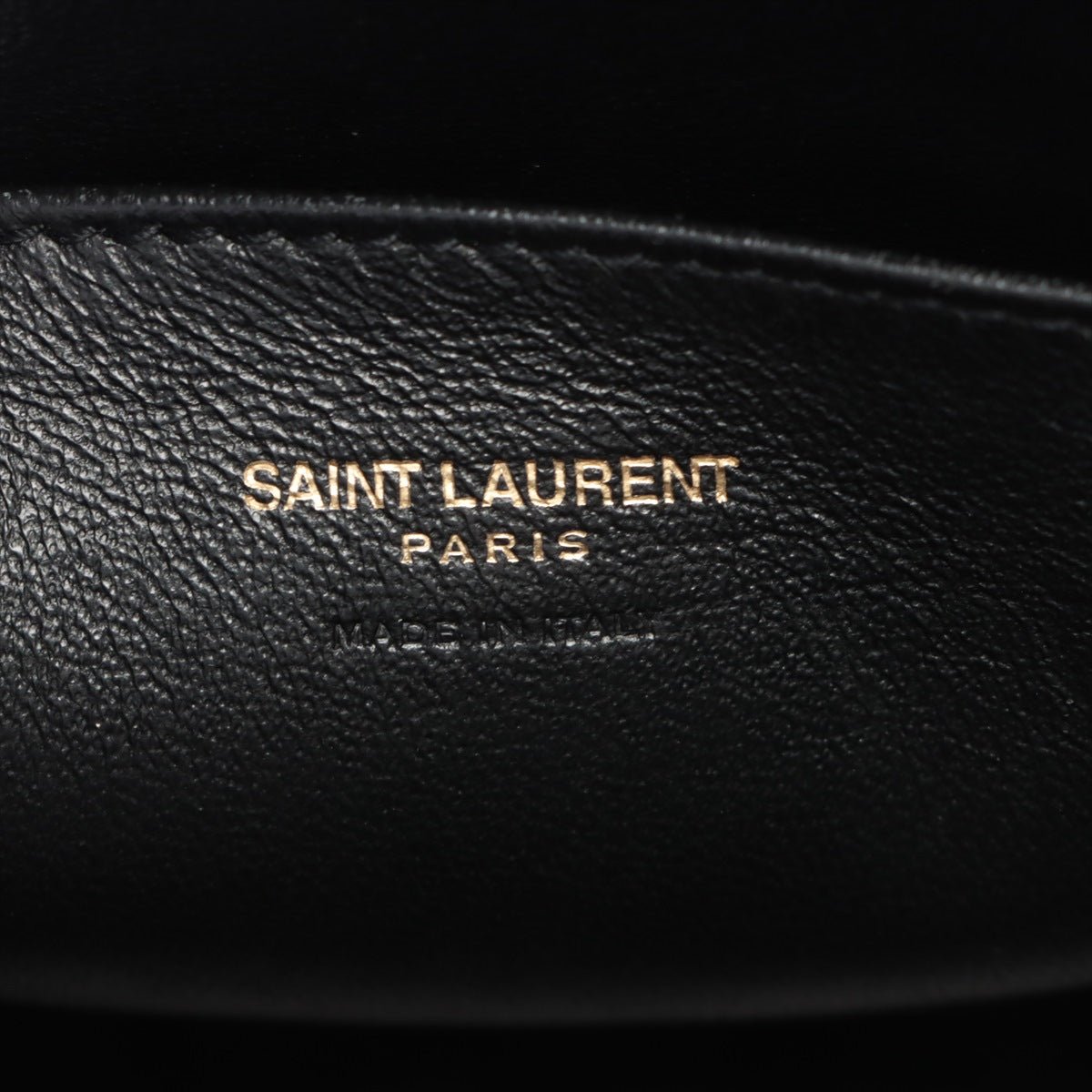 Second hand Yves Saint Laurent Paris Baby Cabas 2-Way Leather Black Bag - Tabita Bags