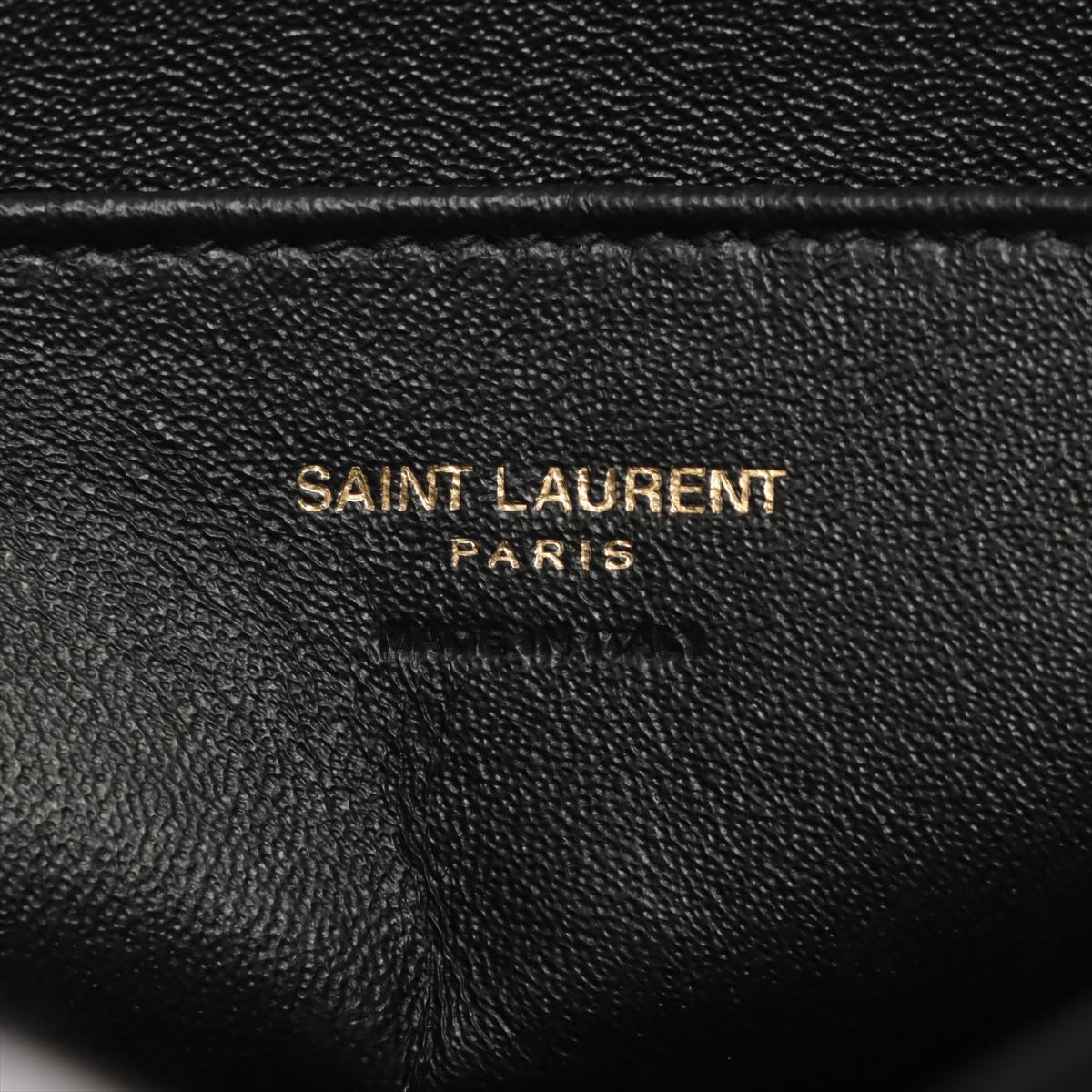 Second hand Yves Saint Laurent Paris Baby Cabas Leather 2-way Black - Tabita Bags