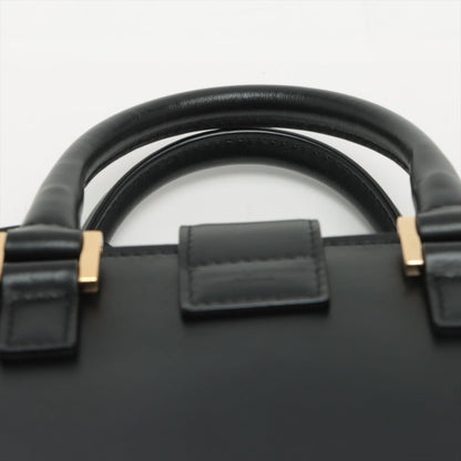 Second hand Yves Saint Laurent Paris Baby Cabas Leather 2-way Black - Tabita Bags