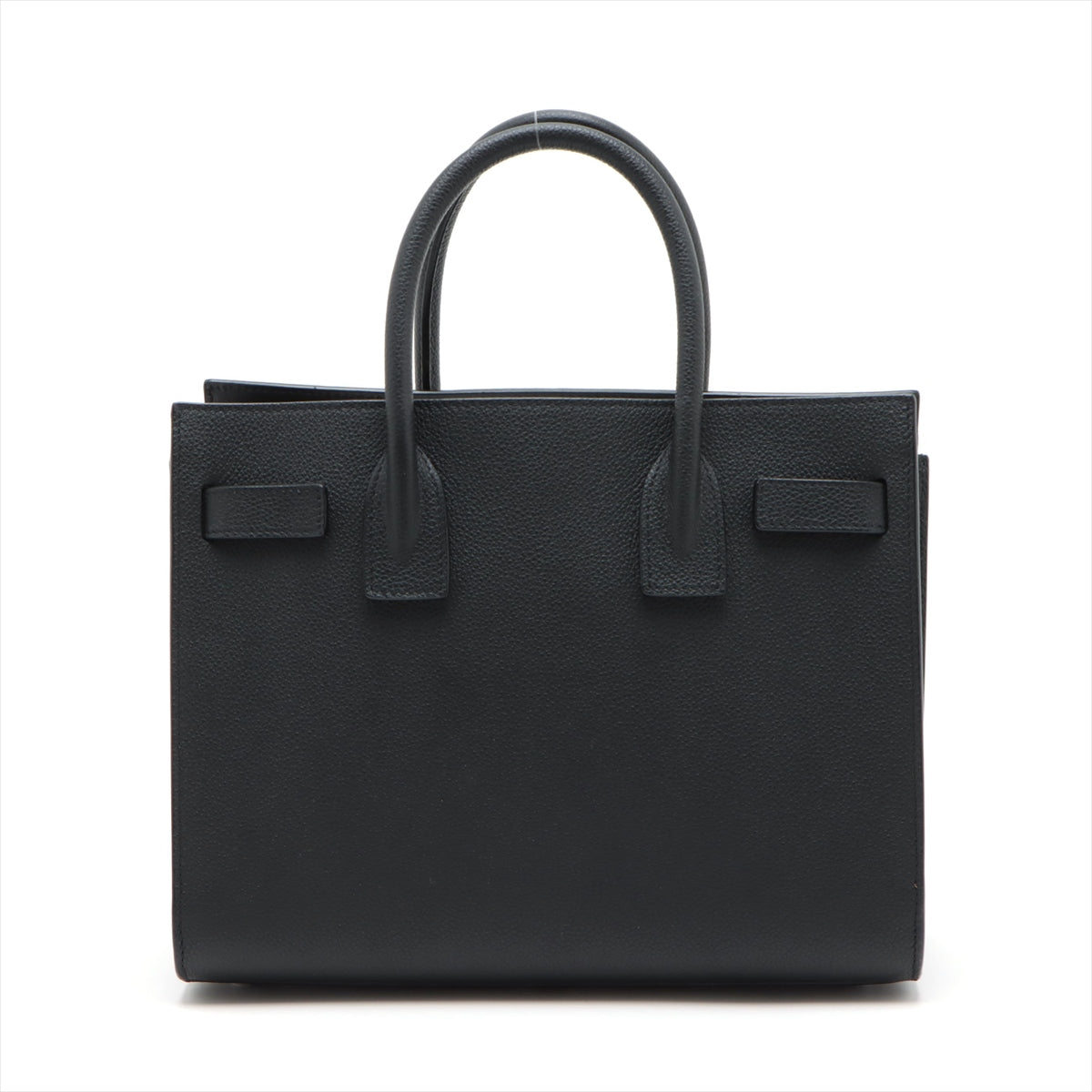 Second hand Yves Saint Laurent Sac de Jour Baby Leather Black 2-Way Tote - Tabita Bags