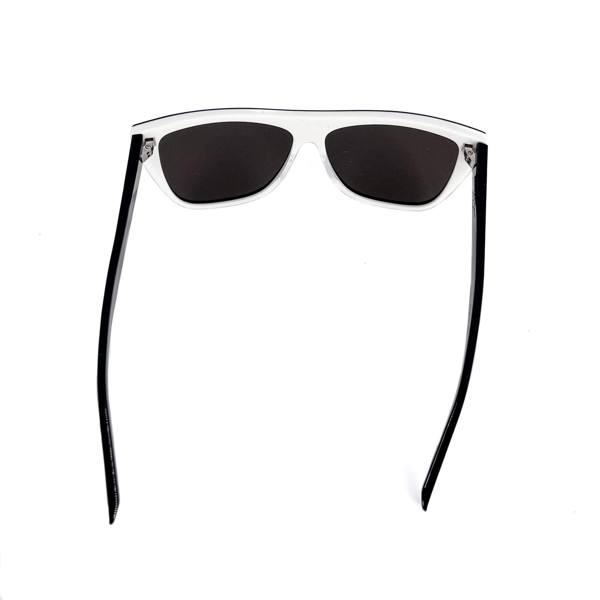 Second hand Yves Saint Laurent Sunglasses black and white - Tabita Bags